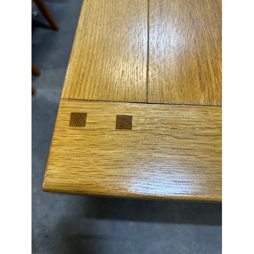 644 - Star Lot : A super Oak Dining / Kitchen table, With one extension leaf, so can seat 6 to 8. Just the... 