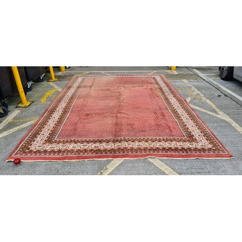 694 - Super Star Lot: A super example of a very large quality hand knotted Indian rug. Would brighten up a... 