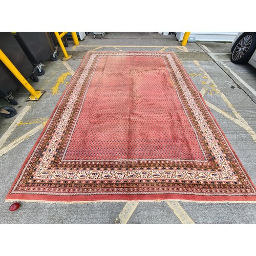 694 - Super Star Lot: A super example of a very large quality hand knotted Indian rug. Would brighten up a... 