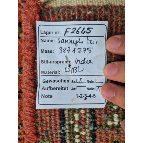 694 - Super Star Lot: A super example of a very large quality hand knotted Indian rug. Would brighten up a... 