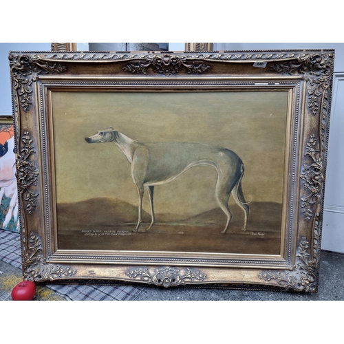 846 - Star Lot: Abram Darby (19th century) A very large original 19th century brilliant oil on board paint... 