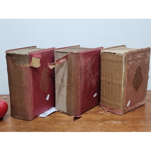 758 - Three super large Early 20th Century hardback books including a History of the landed gentry of Grea... 