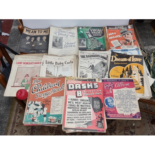 1176 - A box containing a large selection of vintage Piano Sheet Music.
Previous in auction on 26/09/24 - L... 