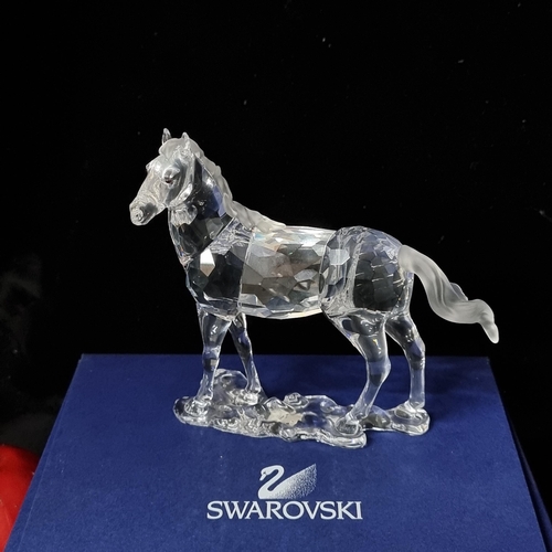 1183 - Star Lot : An elegant Swarovski Crystal Mare. This was part of “The Peaceful Countryside” series. A ... 