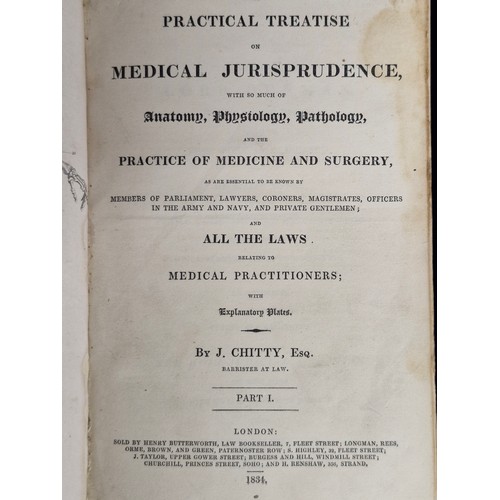 243 - A Practical Treasure on Medical Jurisprudence, with so much of Anatomy, Physiology, Pathology, and t... 