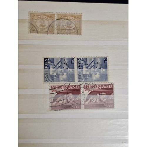 242 - Four stamp collector albums. Includes three A4 examples which are full of AU unmounted Canadian, New... 