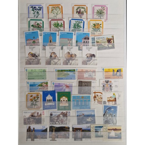 250 - A large full stamp album including mint blocks and half sheets from Caribbean countries and a select... 