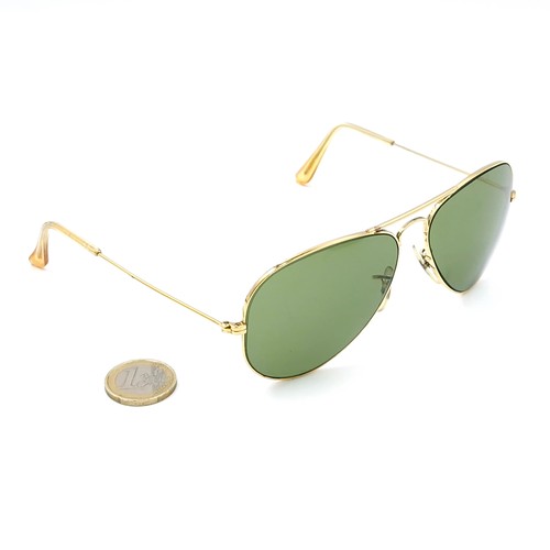 19 - A pair of original Ray-Ban aviator metal frame sunglasses (Pre 1999) in excellent condition .  Comes... 