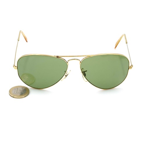 19 - A pair of original Ray-Ban aviator metal frame sunglasses (Pre 1999) in excellent condition .  Comes... 