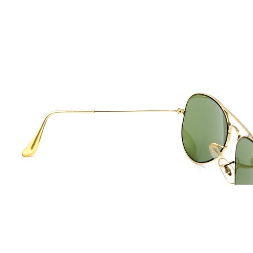 19 - A pair of original Ray-Ban aviator metal frame sunglasses (Pre 1999) in excellent condition .  Comes... 