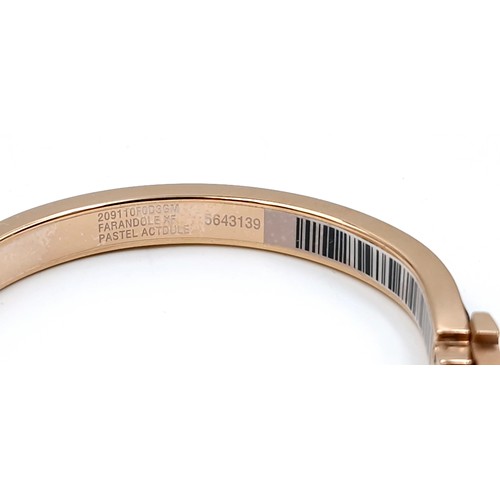 42 - Star Lot : An original designer Hermes bracelet no. F102 12. Comes in Hermes pouch. €759 RRP