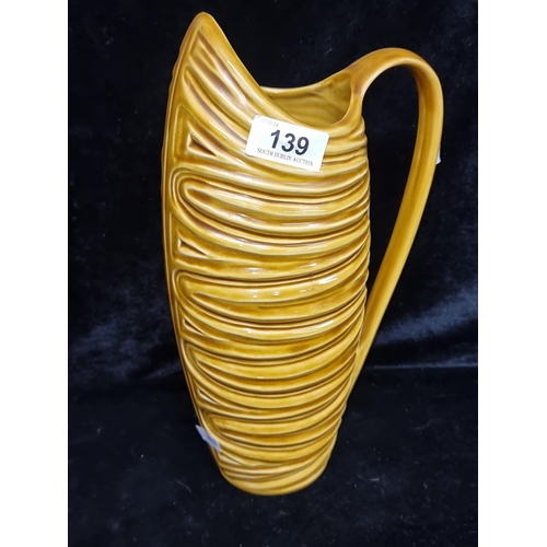 139 - A wonderful Irish made Celtic fine earthenware in the Majolica styles. Stamped and numbered to base ... 