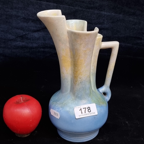 178 - An art deco Beswick ware jug shape number 177/2. In excellent condition with stamp and number to bas... 