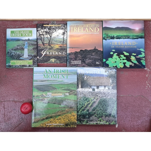 Six hardback coffee table books on the scenery of Ireland including An
