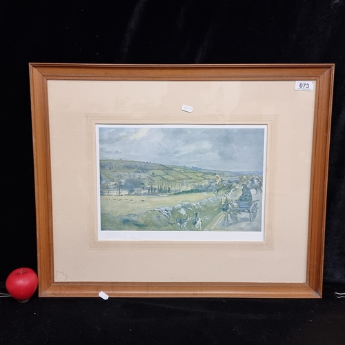 73 - A signed print after Lionel Edwards (1878-1966) original painting titled ' The Kilkenny Hunt at Clon... 