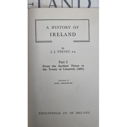 709 - Collection of Irish history books, including 