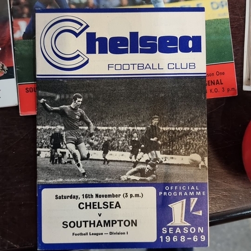 901 - Collection of vintage football match programs, Approx 25 featuring teams such as Chelsea, Stoke City... 