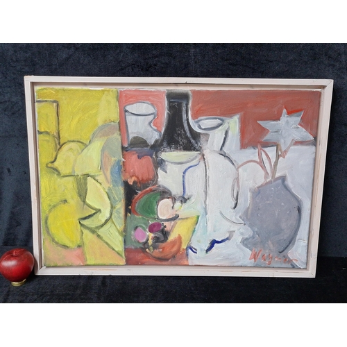 578 - Star Lot: Hermann Wagner (German, Contemporary b.1943 - d.2019) An original Hermann Wagner acrylic o... 