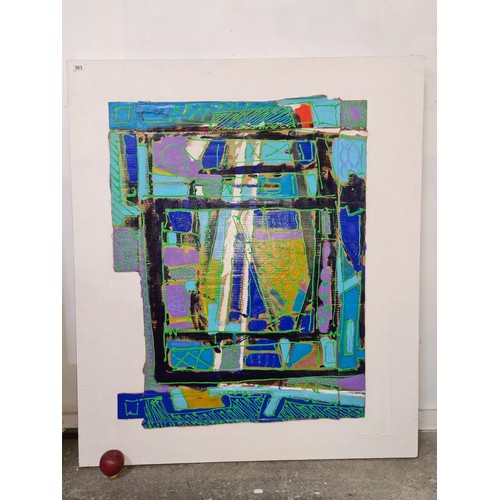 563 - Star Lot: John Nolan (b.1958, Irish) An original John Nolan (b.1958, Irish) very large abstract acry... 