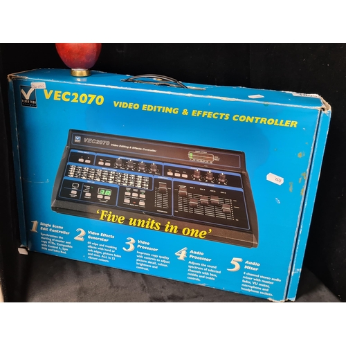 1009 - A video tech VEC2070 Video editing and effects controller complete in original box