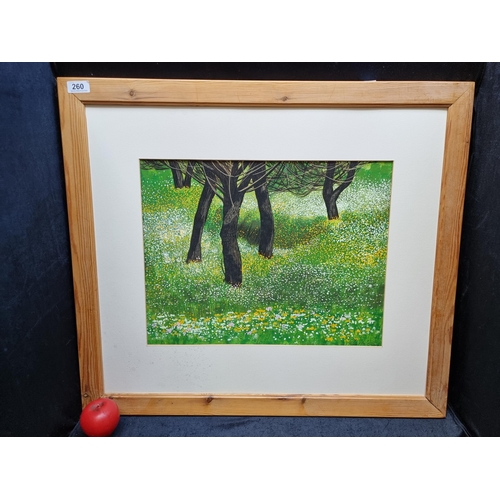 1306 - Star Lot: A fabulous original Colm Holohan (Irish, Contemporary) acrylic on paper painting. Features... 