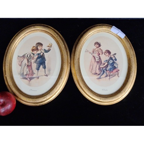 192 - A pair of lovely high quality prints titled 