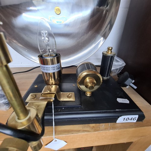 1046 - A decorative spectrometer table lamp. New with tags. Very cool looking piece. Has an amazing effect ... 