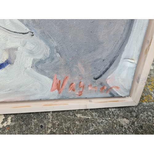 578 - Star Lot: Hermann Wagner (German, Contemporary b.1943 - d.2019) An original Hermann Wagner acrylic o... 