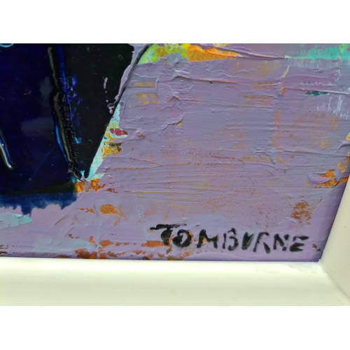 502 - Star Lot: Tom Byrne (b. 1962) A stunning good size original Tom Byrne (b. 1962) acrylic and resin on... 