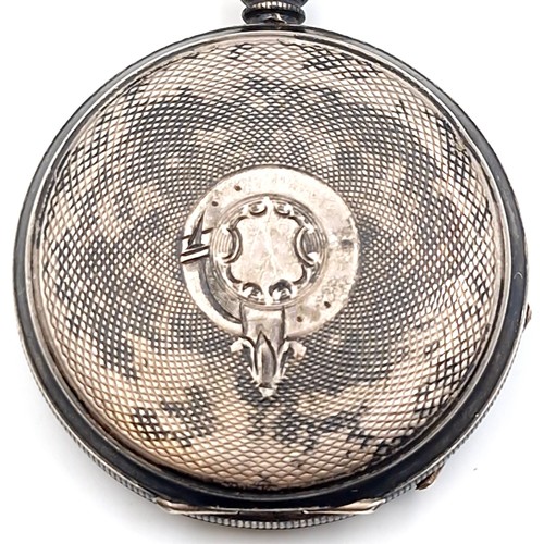 18 - A Britannia 935 silver cased pocket watch no. 804395. Maker - J.G. Graves Sheffield - Swiss made. Se... 