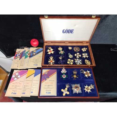 244 - Star Lot : A fascinating mixed lot of replica military medals including examples from Stanisław Augu... 