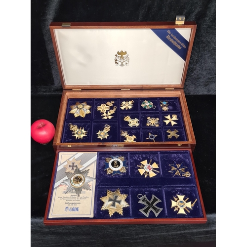 247 - Star Lot : An interesting selection of replica military medals including examples from Konig Friedri... 