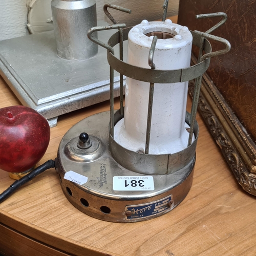 381 - A vintage German made Horo elektro brenner (electric burner).