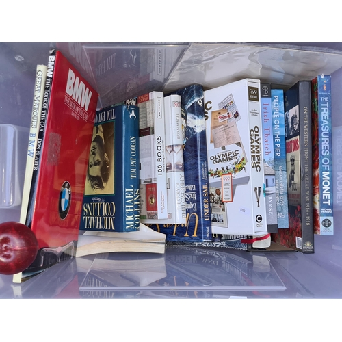 395 - A mixed lot of interesting  large books cover a wide variety of different genres including sport, mo... 