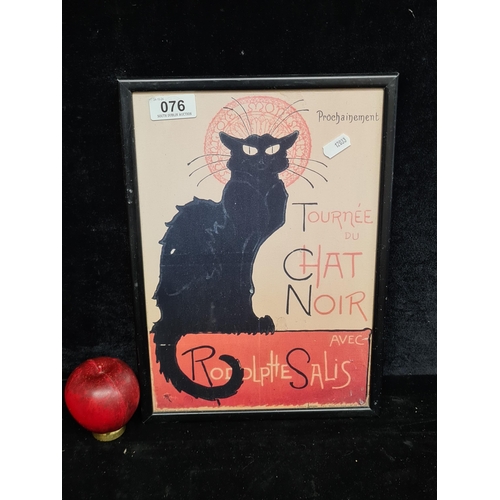 76 - A print after 'Thephile Steinlen' titled 'Tournee du Chat Noir de Rodolphe Salis (Tour of Rodolphe S... 