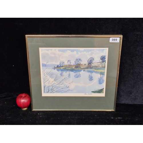 89 - A high quality print of a John Skelton painting titled 'Reflections, Co. Wicklow'. Signed lower righ... 