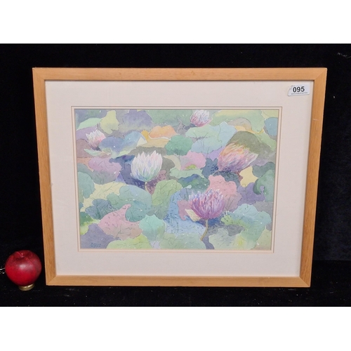 95 - An original Patricia Hughes (Irish, contemporary) watercolour on paper painting. Features a study of... 