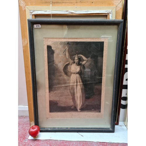 314 - A wonderful large late 19th century etching after an original engraving by 'Francis Legat' titled 'S... 