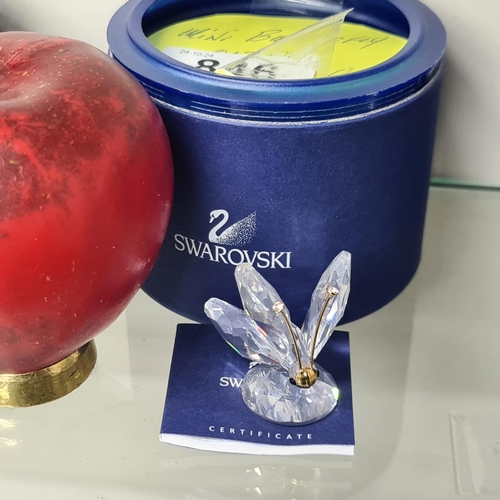 846 - A Swarovski Crystal figure of a Mini Butterfly. RRP £47.50. A super collectors item. With original p... 