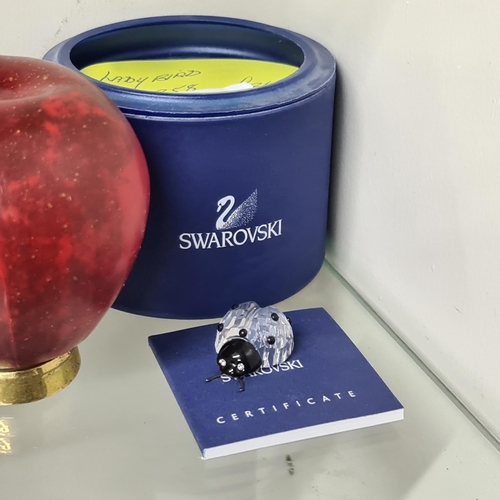 849 - A Swarovski Crystal figure of a Ladybird. RRP £36.00. A super collectors item. With original present... 