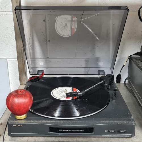 871 - A Sony Servo Controlled Turntable - automatic stereo turntable system PS-LX49P. Selling online for £... 