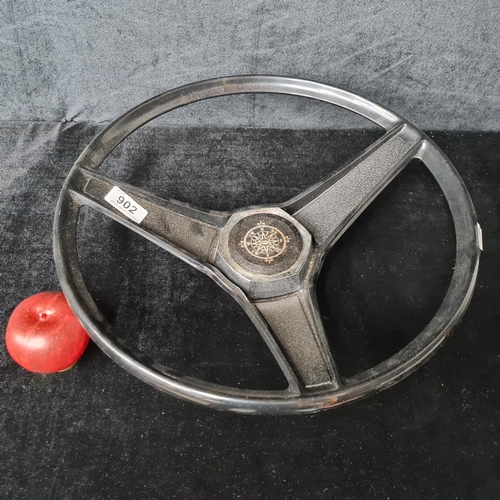 902 - A 1970's Aero-Craft boat steering wheel.