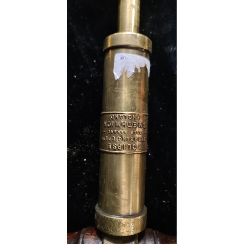 114 - Three stunning early 20th century solid brass rose sprayers including a Donald Edward example.