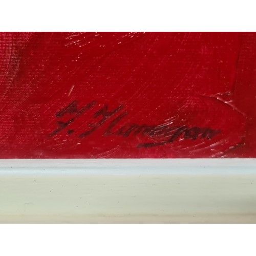 105 - Star Lot: Fidelma Flanagan (Irish b.1964). A very attractive original Fildelma Flanagan oil on board... 