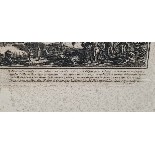 108 - Star Lot: A Giovanni Battista Piranesi (Italian engraver, b1720 - d.1778) antique lithograph circa 1... 