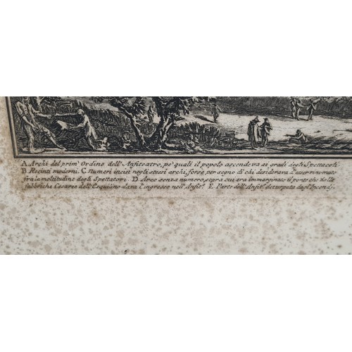 108 - Star Lot: A Giovanni Battista Piranesi (Italian engraver, b1720 - d.1778) antique lithograph circa 1... 