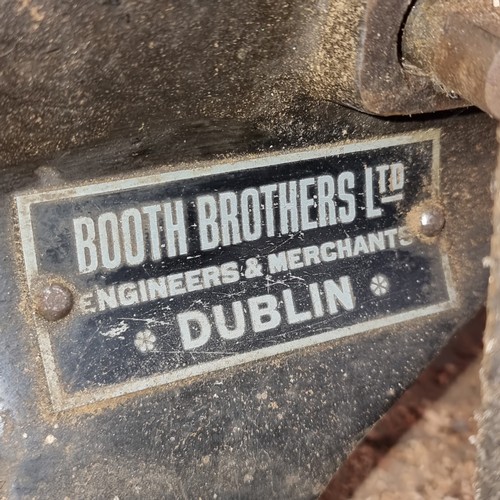 1100 - Star Lot: A fantastic antique Booth Brothers Ltd., Engineers & Merchants Dublin wood plain-turning l... 