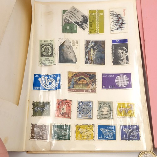 1077 - A large collection of vintage Irish stamps collectors packs. Two different types. About 60 packs wou... 