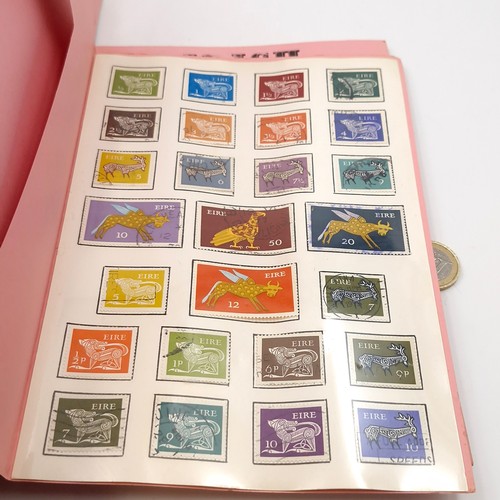 1077 - A large collection of vintage Irish stamps collectors packs. Two different types. About 60 packs wou... 