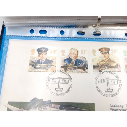 1037 - A fine large collection of Queen Elizabeth the 2nd commerative first day covers from the 1980s inclu... 